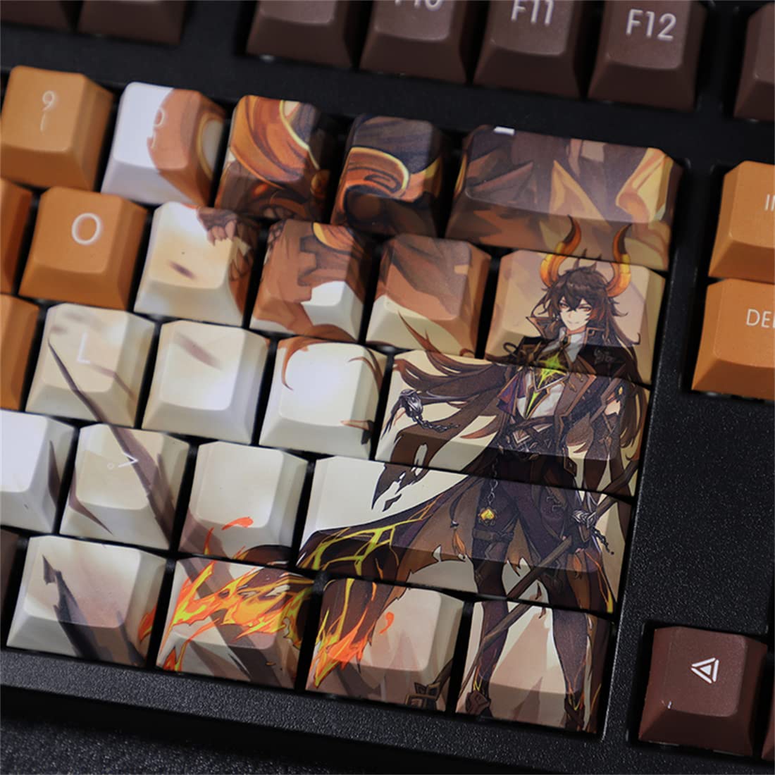 【原神】 鍾離 キーキャップ Amazon.co.jp: FANGKAI 原神 （げんしん）鍾離 岩神 アニメキー
